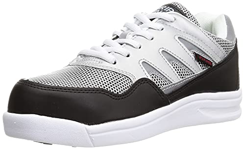 [ノサックス] ワークシューズ 安全靴 作業靴 耐滑プロテクティブスニーカー JSAA規格A種 耐滑 先芯入り GK Safety メンズ シルバー 25.0 cm 3E